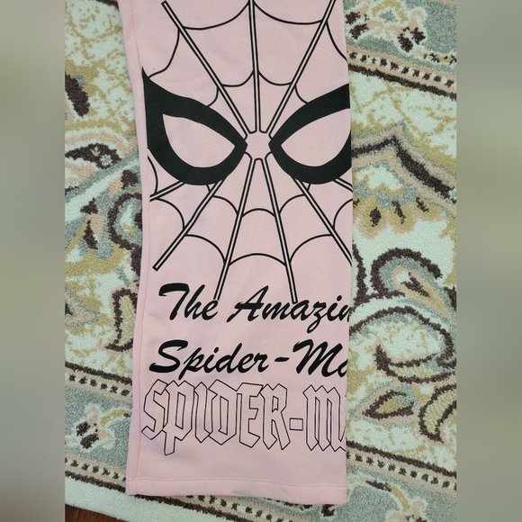 Marvel Spider-Man Pink Sweatpants - Picture 3 of 7
